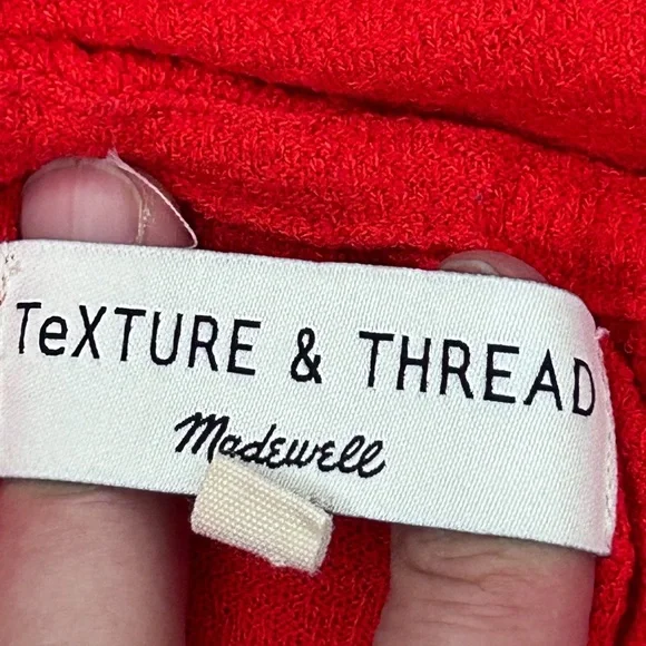 Madewell Texture & Thread Tiered-Sleeve Dress, size Small - Picture 5 of 13